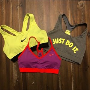3 Nike sports bra